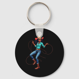 Chaveiro Negras Cowboys Melanin Women Western Rodeo Texas W