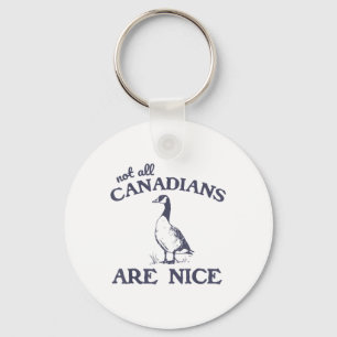 Chaveiro Nem Todos Os Canadianos São Bons Gansos Engraçados