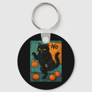 Chaveiro Nenhum Rei na América Gato Preto Anti Trump Políti