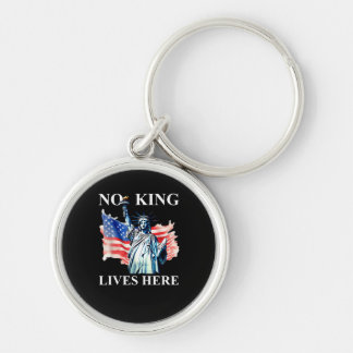 Chaveiro Nenhum Rei Vive na Bandeira da Liberdade Patriótic