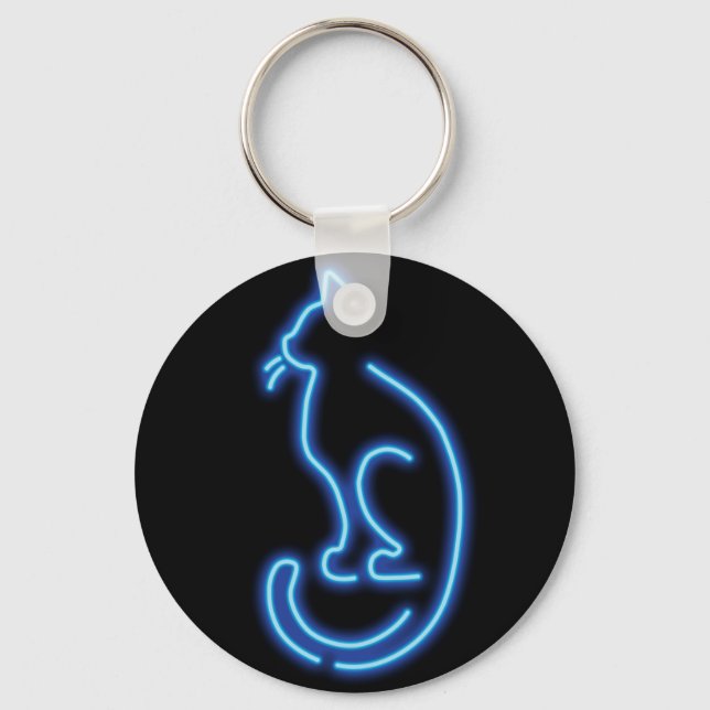 Chaveiro Neon Cat legal (Frente)