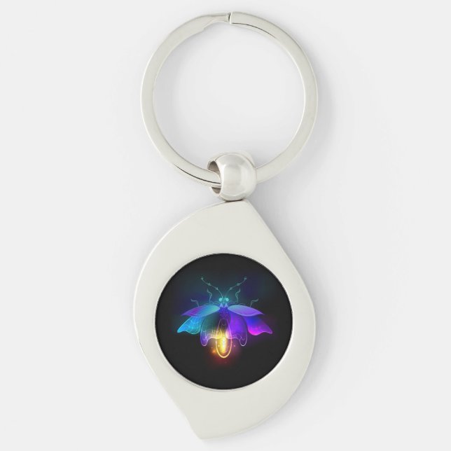 Chaveiro Neon Firefly a preto (Frente)