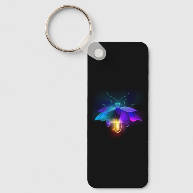 Chaveiro Neon Firefly a preto (Frente)