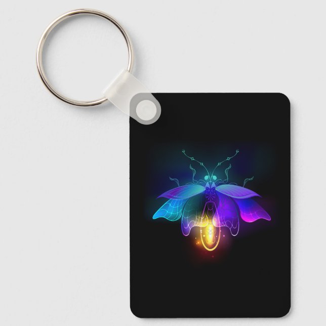 Chaveiro Neon Firefly a preto (Frente)