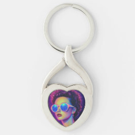 Chaveiro Neon Galaxy Glamor