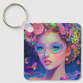 Chaveiro Neon Garden Goddese