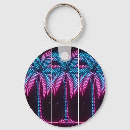 Chaveiro Neon Glow Palm Tree