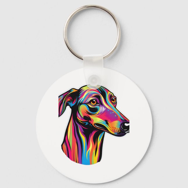 Chaveiro Neon Greyhound (Frente)