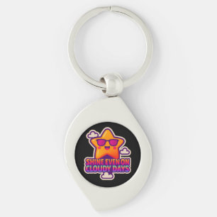 Chaveiro Neon Kawaii Star - "Brilhante mesmo em dias nublad