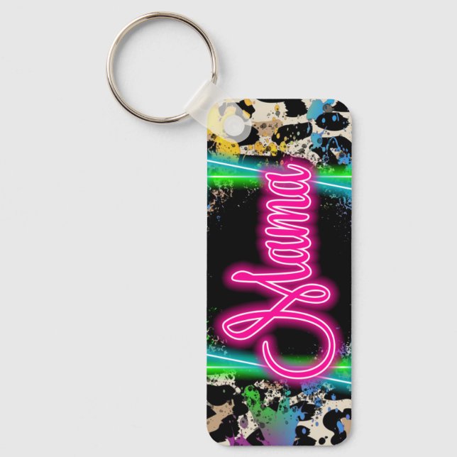 Chaveiro Neon Mama (Frente)