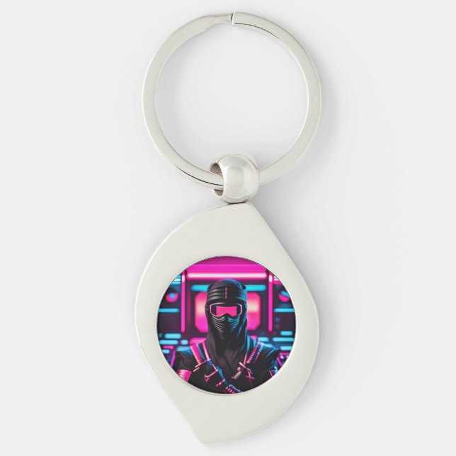 Chaveiro neon ninja (Frente)