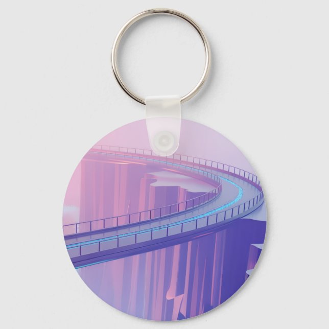 Chaveiro Neon Skybridge Dreamscape (Frente)