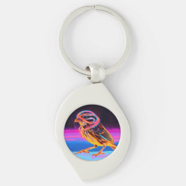 Chaveiro Neon Sparrow com Acentos Brilhantes