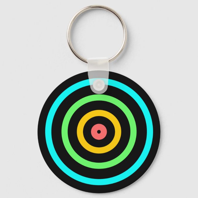 Chaveiro Neon Target (Frente)