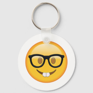 Chaveiro Nerd com vidros - Emoji