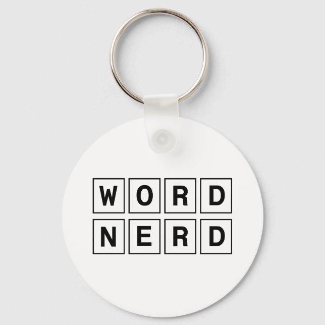 Chaveiro Nerd do Word (Frente)