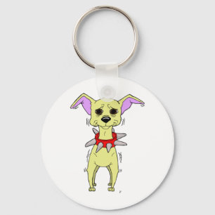 Chaveiro Nervous Chihuahua Cartoon