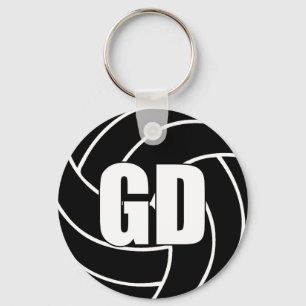 Chaveiro Netball Goal Defense GD Key Ring