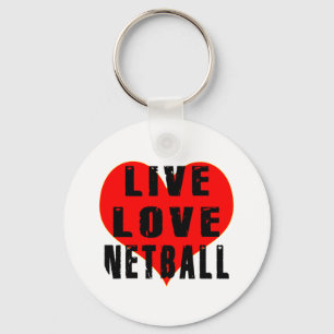 Chaveiro Netball vivo do amor