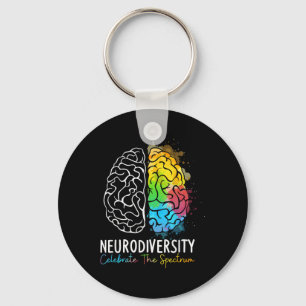 Chaveiro Neurodiversidade - Autismo Espectro Asd Adhd Arco-