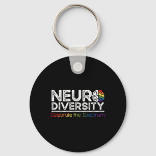 Chaveiro Neurodiversidade Celebra Saúde Mental Adhd Autismo