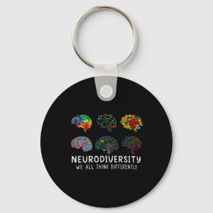 Chaveiro Neurodiversidade Todos Pensamos Diferentemente Cér