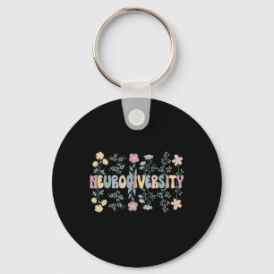 Chaveiro Neurodiversity Flowers Autism Neurodivergente 1
