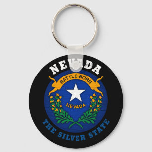 CHAVEIRO NEVADA SILVER STATE FLAG