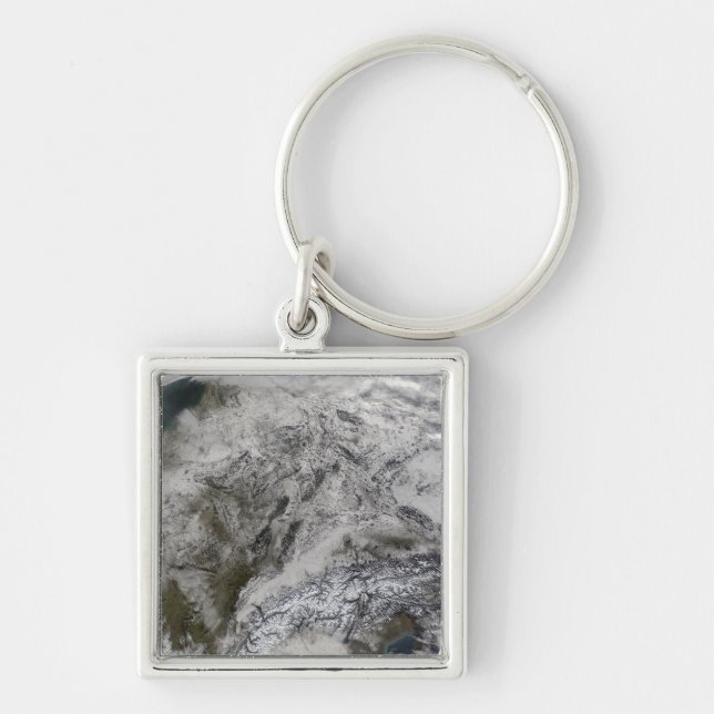 Chaveiro Neve na Europa (Frente)