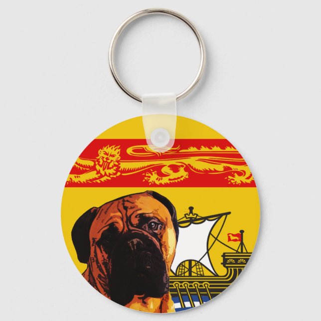 Chaveiro New Brunswick Bull Mastiff (Frente)