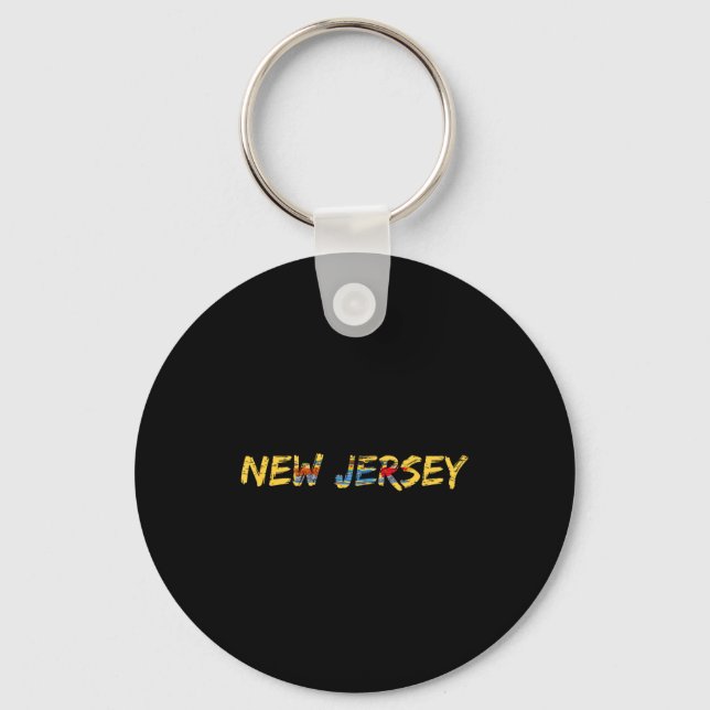 Chaveiro New Jersey, New Jersey Flag  (Frente)