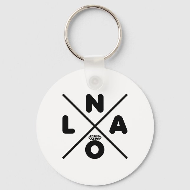 Chaveiro New Orleans Wedding Nola Festa de solteira Groom (Frente)