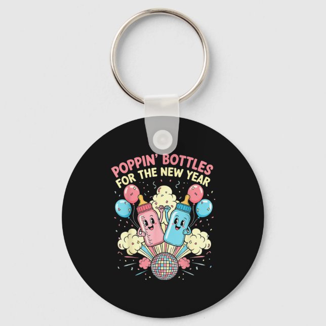 Chaveiro New Years Shirt, Nurse Png Bottles For The New Yea (Frente)