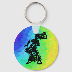 Chaveiro New York Boogie Nights Drum Rainbow