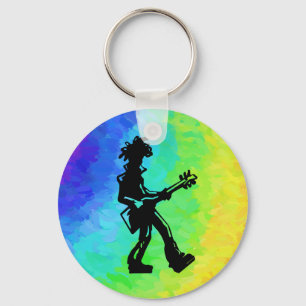 Chaveiro New York Boogie Nights Guitar Rainbow