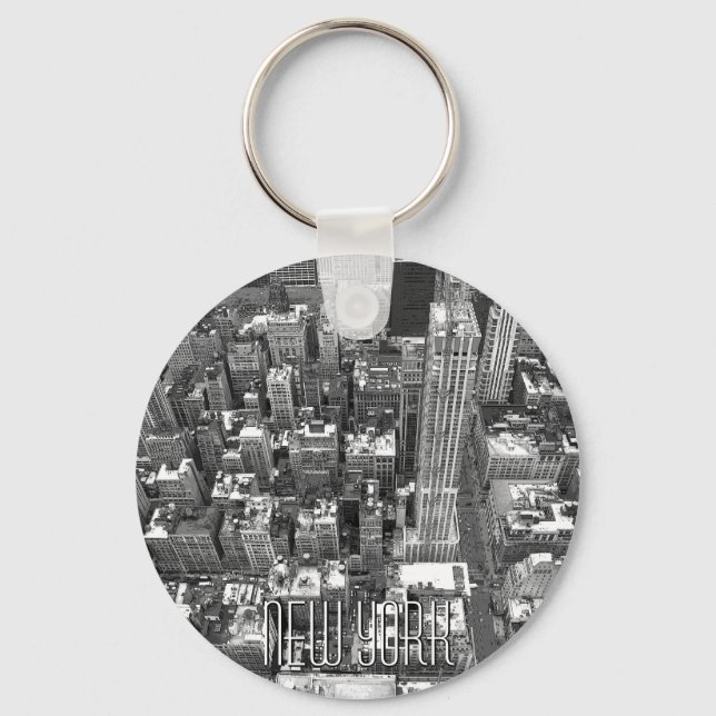Chaveiro New York Cityscape Key Chain Souvenirs (Frente)