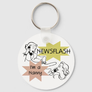 Chaveiro Newsflash eu sou t-shirt e presentes de um
