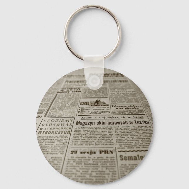 Chaveiro Newsprint (Frente)