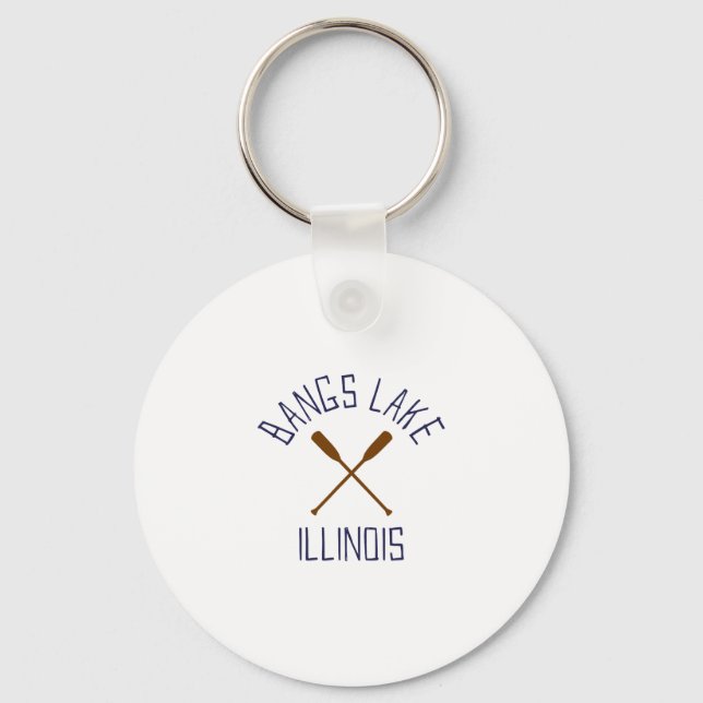Chaveiro Ngs Lago Illinois Exteriores Vintage  (Frente)