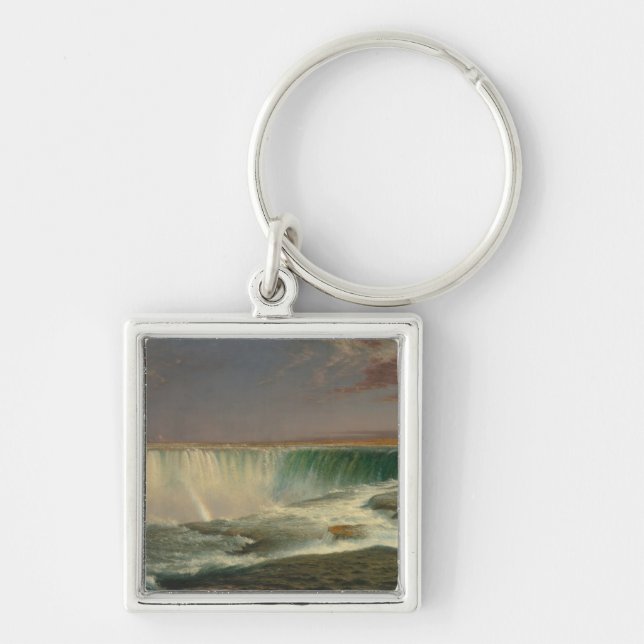 Chaveiro Niagara Falls por Frederic Edwin Church (Frente)