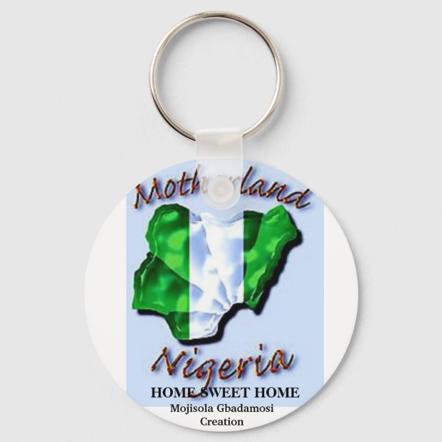 Chaveiro NIGÉRIA DE ESTADO LAGOS - Personalizada (Frente)