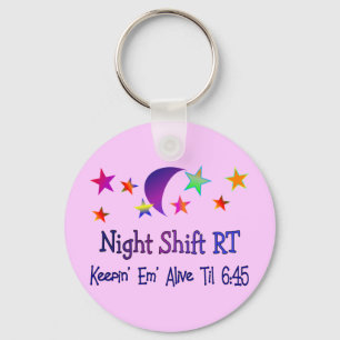 Chaveiro Night shift RT--Funny Respiratory Therapy Gifts