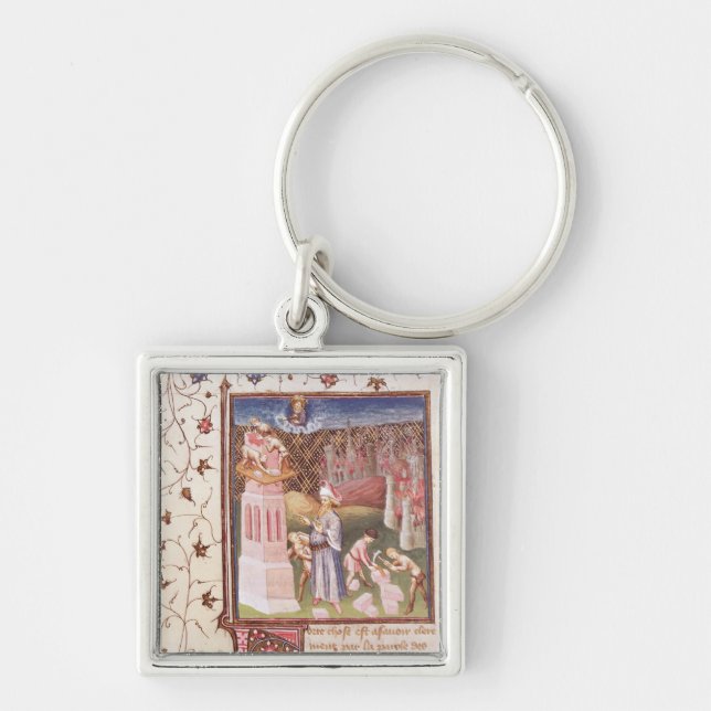 Chaveiro Nimrod que vigia a construção da torre de (Frente)