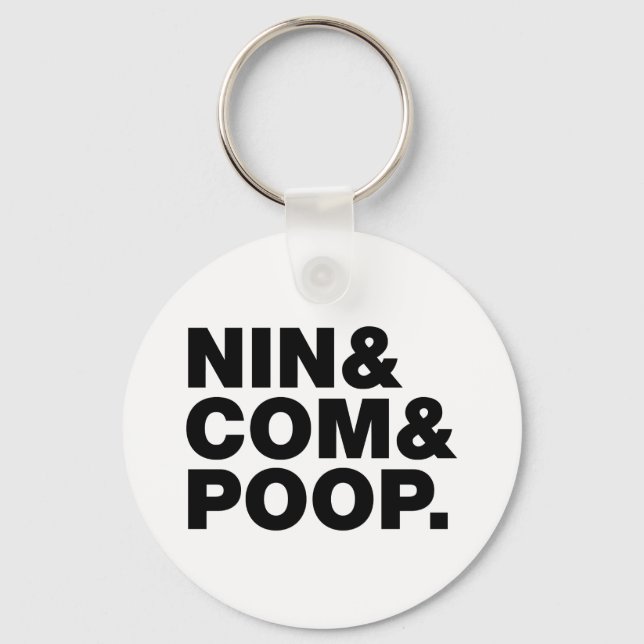CHAVEIRO NIN & COM & POOP. (Frente)