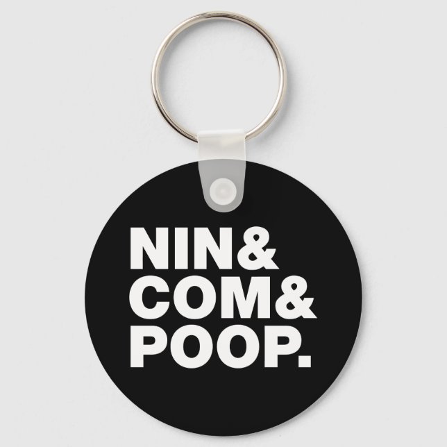 CHAVEIRO NIN & COM & POOP. (Frente)