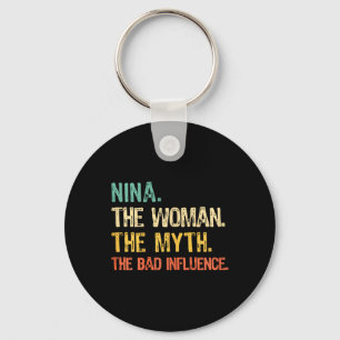 Chaveiro Nina A Mulher O Mito A Influência O Retrato Engraç