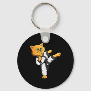 Chaveiro Ninja Cat Karate Martial Arts Taekwondo Proprietár