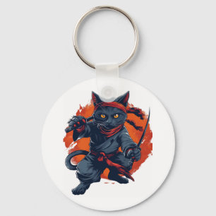 Chaveiro Ninja Cat Stealth