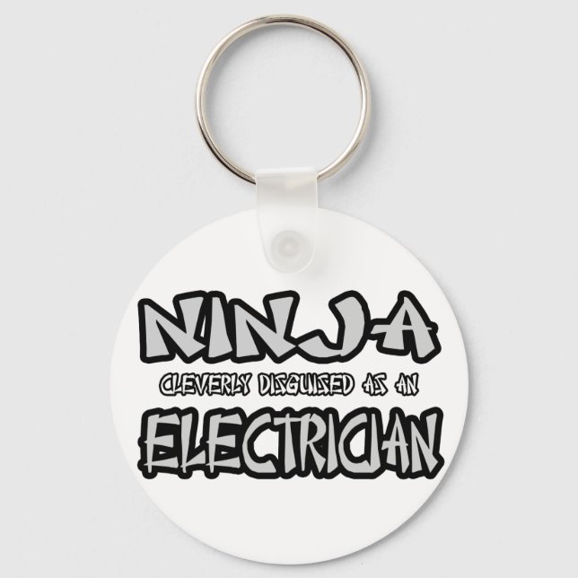 Chaveiro Ninja... eletricista (Frente)