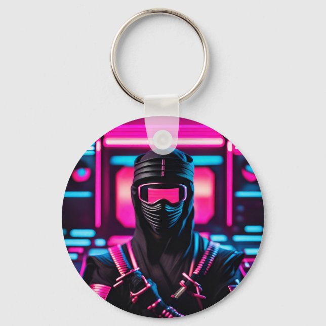 Chaveiro ninja néon (Frente)
